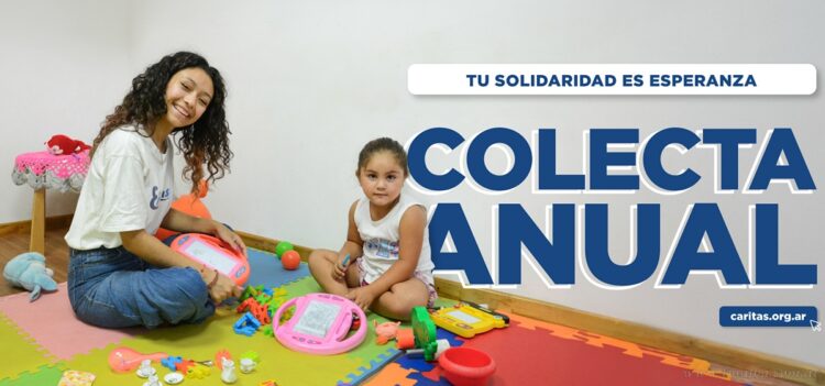 Colecta anual de Cáritas este 8 y 9 de junio en todo el país
