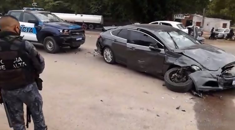 Ruta 34 y Alberdi: choque múltiple a primera hora de la mañana