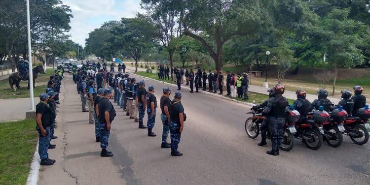 Tartagal: importante operativo de seguridad en toda la ciudad