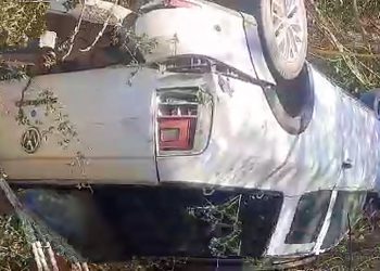 Ruta Nacional 34: vuelco de una camioneta a la altura de Caraparí