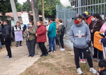 Comisaría 42: marcha de familiares de policías detenidos