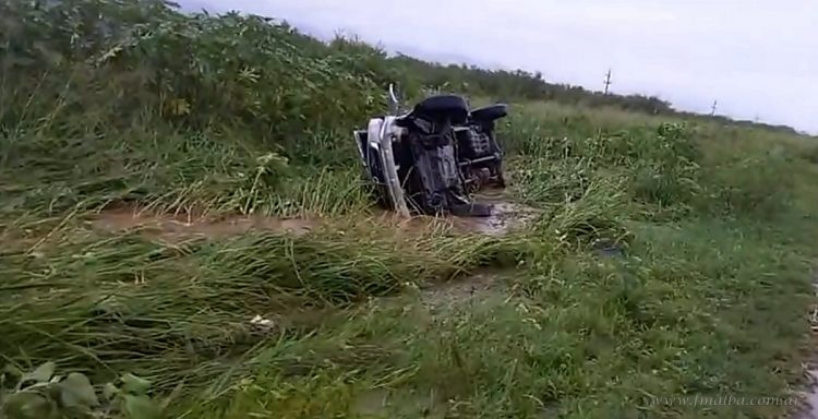 Ruta 34: un hombre con golpes y heridas por vuelco de su camioneta