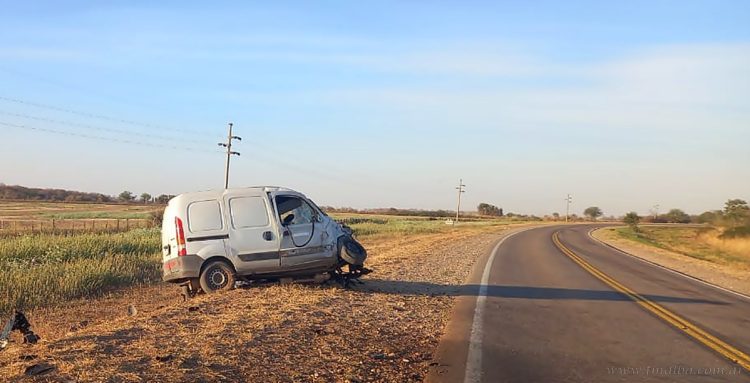 General Ballivián: joven fallece en accidente sobre Ruta 34