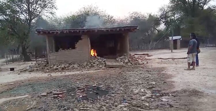 Alto La Sierra: originarios queman una vivienda por justicia social
