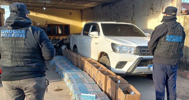Salvador Mazza: incautan contrabando millonario de cigarrillos