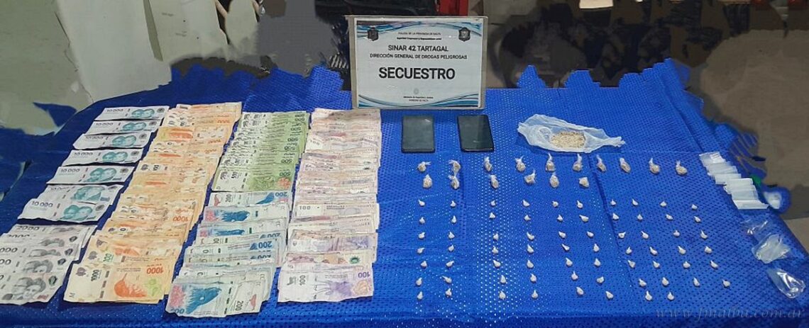 Tartagal: siete detenidos en operativo contra el microtráfico de droga