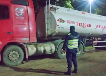 Tartagal: chofer de camión cisterna detenido en control de alcoholemia
