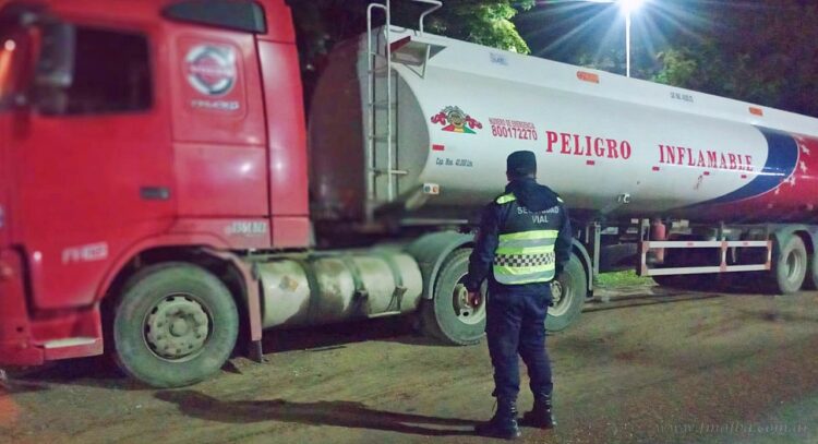 Tartagal: chofer de camión cisterna detenido en control de alcoholemia