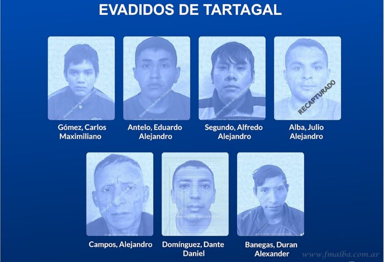 Fuga de reos: policías recapturan a Julio Alba al poco rato de su escape