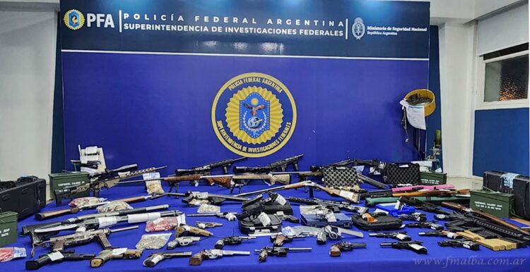 Megaoperativo contra el crimen organizado: desarticulan banda que desviaba armas al mercado ilegal y operaba a nivel internacional