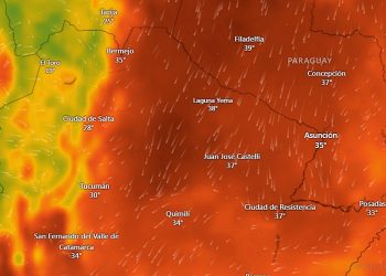 Alerta por altas temperaturas en la franja norte