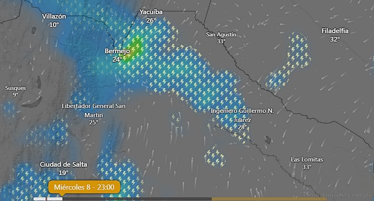 El Servicio Meteorológico emitió alerta amarilla por tormentas fuertes para la región