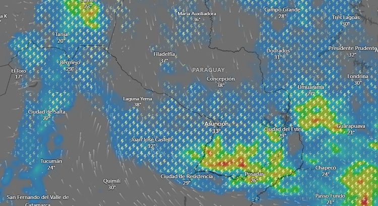 Alerta amarilla por tormentas intensas para la región