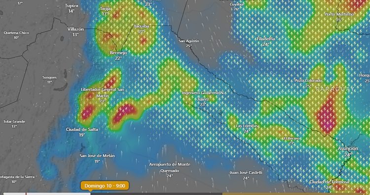 Fin de semana con pronóstico de tormentas para la región