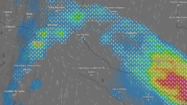 Alerta amarilla por tormentas intensas para la región
