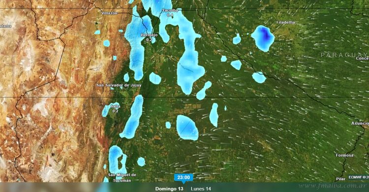 Región: se anticipa un periodo bastante inestable a lo largo de la próxima semana