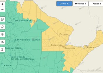 Se extiende alerta amarilla por tormentas para los departamentos del norte salteño