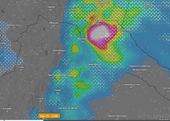 Región: Septiembre se despide con lluvias intensas, ciclogénesis y descenso térmico