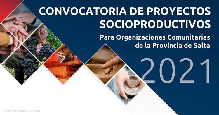 Organizaciones Comunitarias: convocatoria a presentar Proyectos Socioproductivos