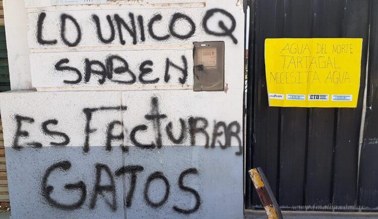 Marcha y manifestación de Movimiento Quebracho por “mal” servicio en agua y energía