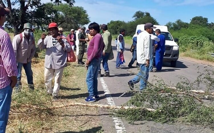 Ruta 34: segundo día de corte en General Ballivián