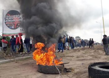 Jornada Nacional de Protesta: cortes y vigilias a la vera de Ruta Nacional 34