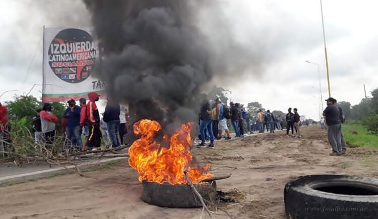 Jornada Nacional de Protesta: cortes y vigilias a la vera de Ruta Nacional 34