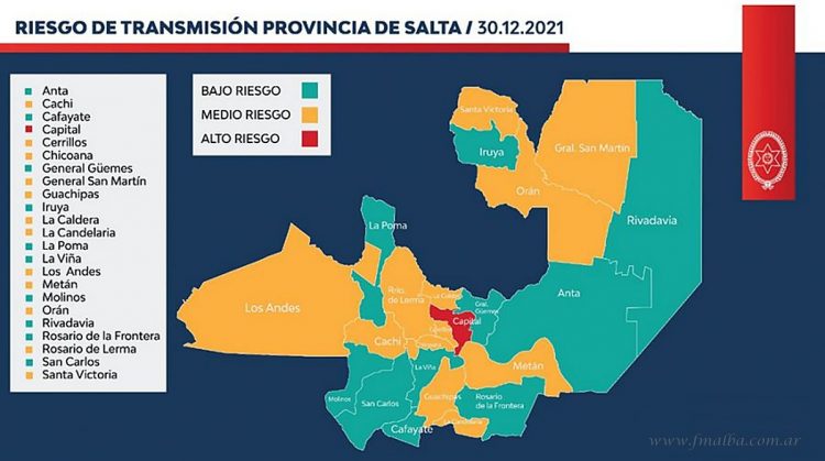 Capital es el único departamento de alto riesgo para coronavirus en la provincia