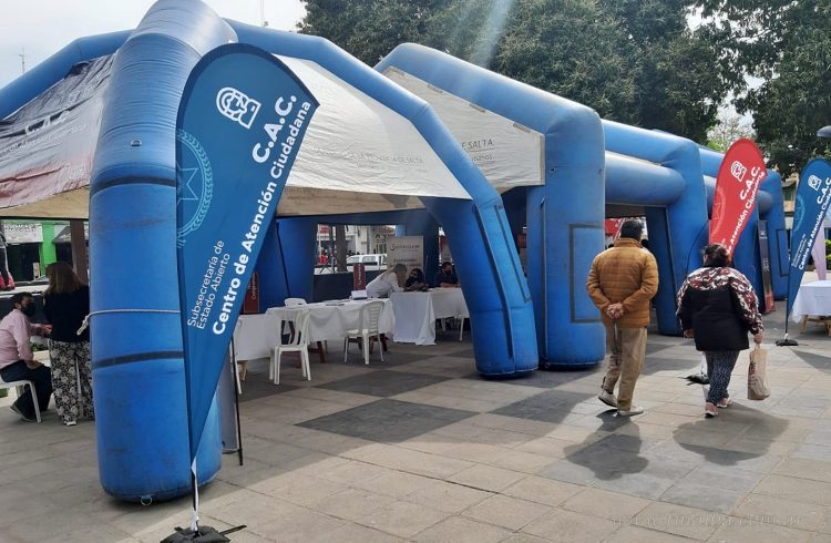 Operativo del Centro de  Atención Ciudadana en Tartagal