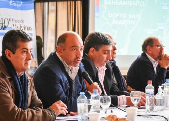 Agua y saneamiento: anunciaron obras por más de $1.000 millones para el departamento San Martín