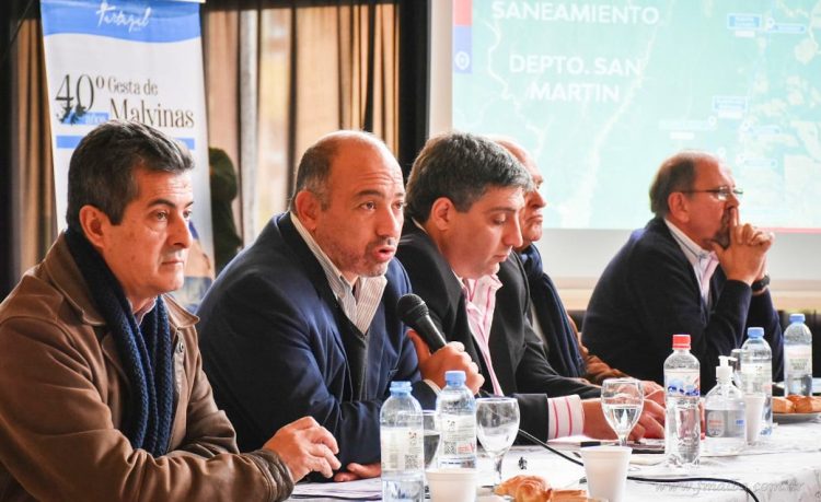 Agua y saneamiento: anunciaron obras por más de $1.000 millones para el departamento San Martín