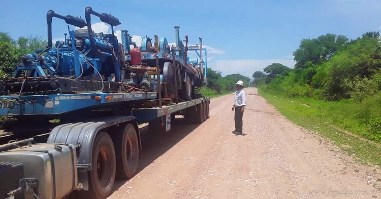 Tonono: inicia la perforación de pozo de agua