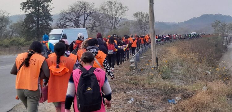 Tiempo del Milagro: peregrinos sanmartinianos van llegando a Salta Capital