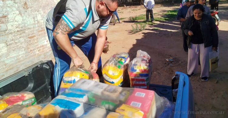 Embarcación: comenzó la distribución de focalizados en comunidades originarias