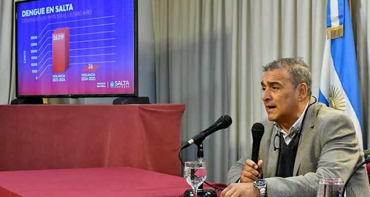 Salta: los casos de dengue disminuyeron el 99.9% en el último año