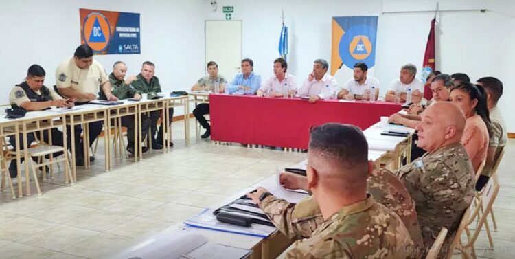 Santa Victoria Este: evalúan el plan de asistencia de los distintos organismos que trabajarán con las comunidades