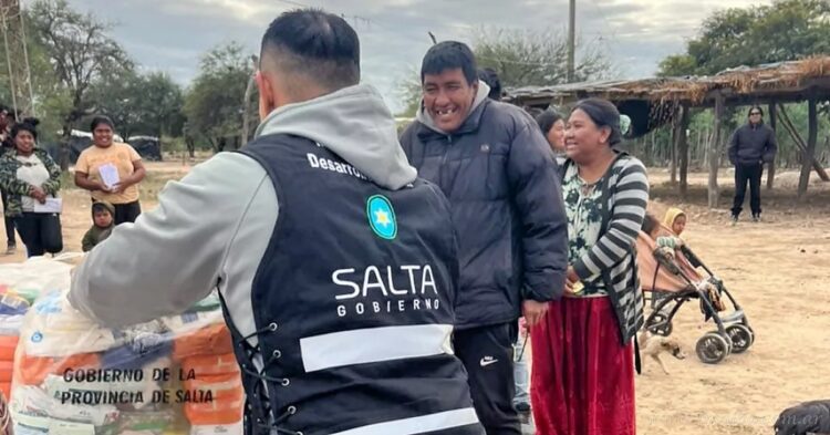 Santa Victoria Este: finalizó la entrega de módulos alimentarios secos