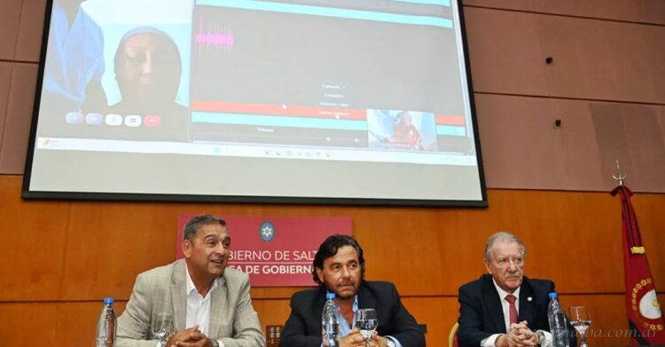 Salud: el gobernador Sáenz presentó el Hospital Público Digital SAFESA