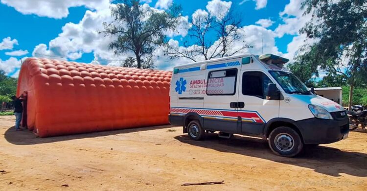 Chaco salteño: instalan un segundo hospital de campaña