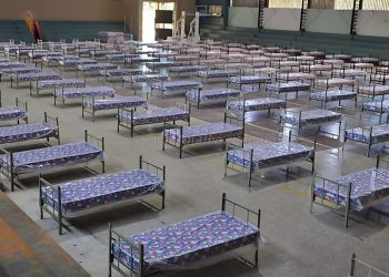 Tartagal limpia espacios públicos y prepara un hospital de campaña