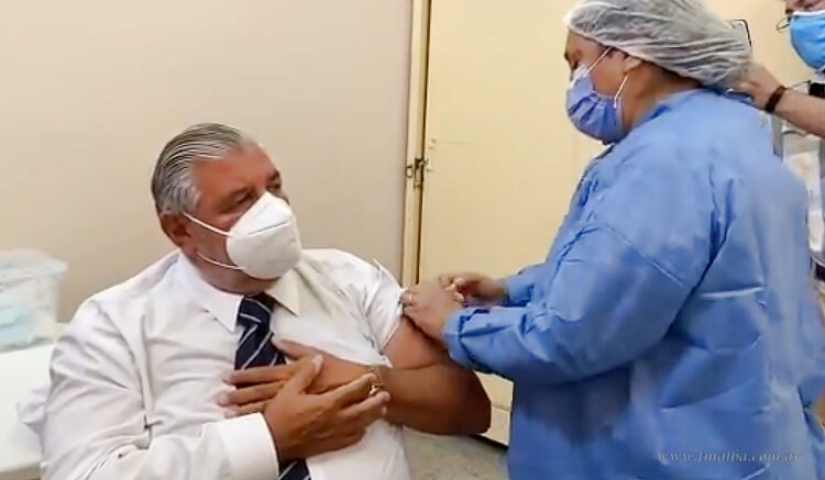 Campaña de Vacunación contra la Covid-19: funcionarios que se aplicaron la vacuna