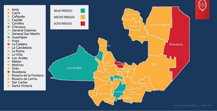 Coronavirus: San Martín bajo riesgo sanitario “Medio”