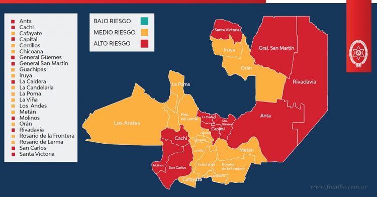 Covid-19: departamento San Martín sigue catalogado como “Alto Riesgo”