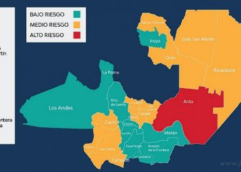 Coronavirus: el departamento San Martín se mantiene bajo un rango “Riesgo Medio”