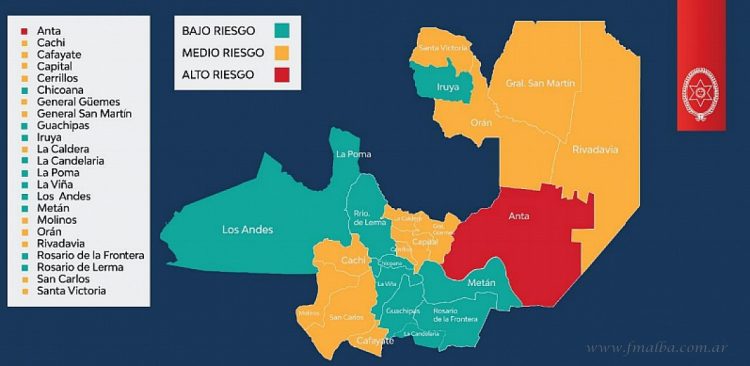 Coronavirus: el departamento San Martín se mantiene bajo un rango “Riesgo Medio”