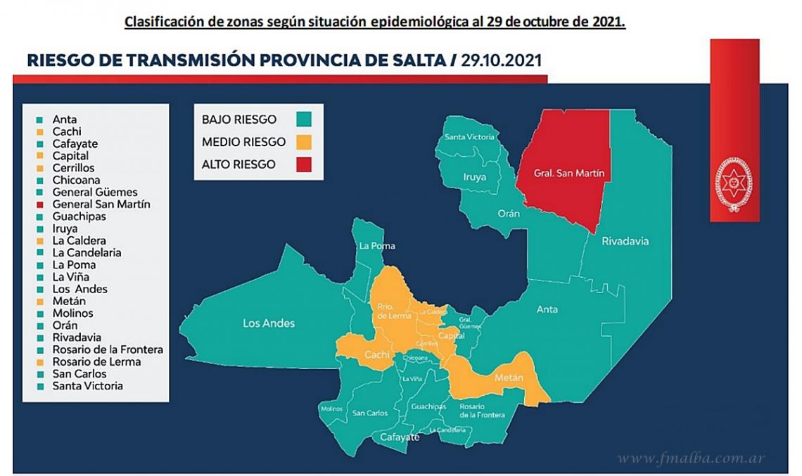 Covid-19: San Martín, departamento en rojo