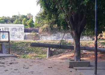 Tartagal: tránsito por pasarela de calle Rivadavia, cerrado brevemente por caída de poste