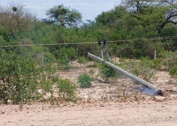 Chaco salteño: quema intencional de postes deja sin energía a varias comunidades y parajes