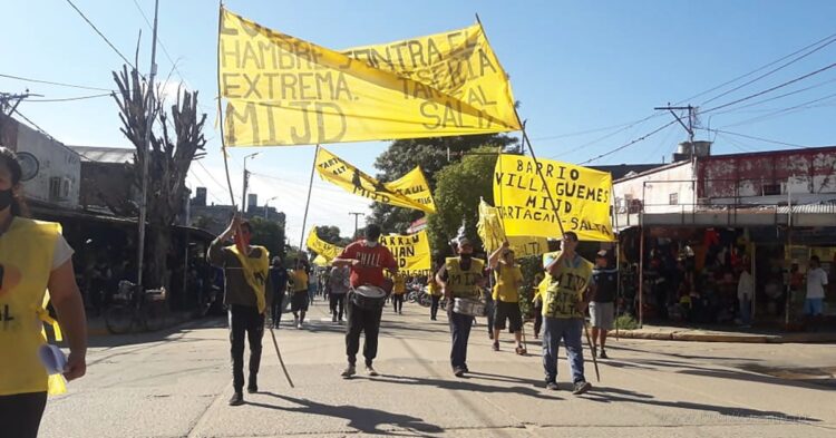 Raúl Castells en Tartagal, con marcha y manifestación