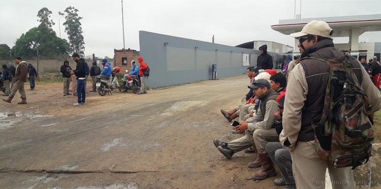 Tartagal: trabajadores de Garín cortaron paso en ruta en contra de posibles despidos